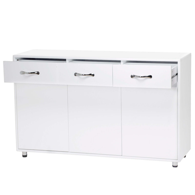Table d'appoint Three Doors - Blanc