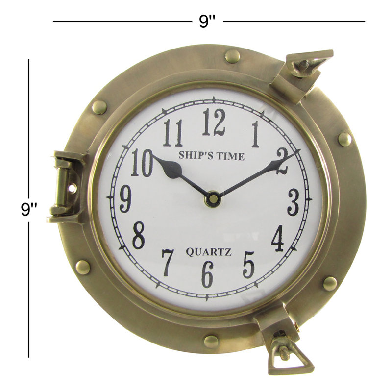Horloge murale 9 po Bader