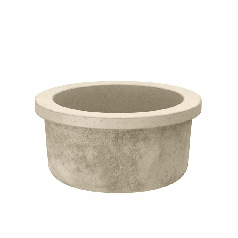 Malibu 14" L x 14" W Dual Mount Bar Sink, Sand