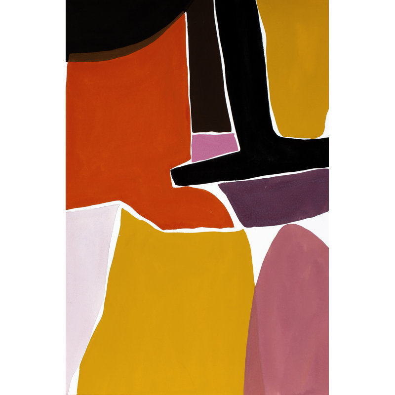 'Finale I' by Rob Delamater - Painting Print, Black Floater Framed, 48cm H x 32cm W