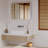 Double Door Wall-Mounted Bathroom Accent Mirror