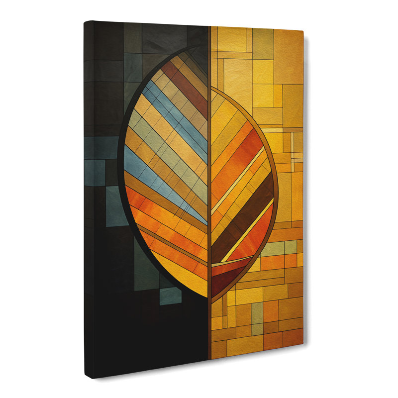 Leaf Constructivism No.3 - Wrapped Canvas, 60cm H x 40cm W x 3cm D