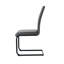 Chaise moderne en polyuréthane gris anthracite