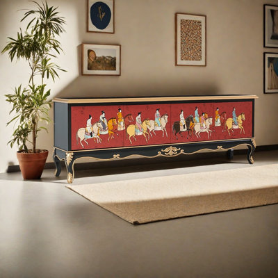 Meuble télé de luxe rétro italien