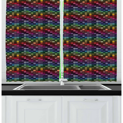Patchwork Tailored Kitchen Curtain