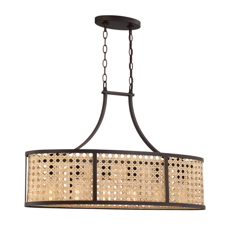 Raynham 6 - Light Bronze Unique/Statement Pendant