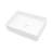 19.63"x13.69" White Ceramic Rectangular Bathroom Sink