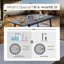 Alyah Extendable Steel Dining Table
