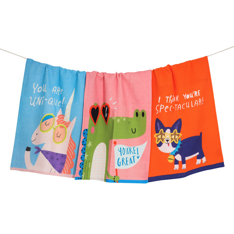Ensemble de serviettes en coton Whimsical Wonders