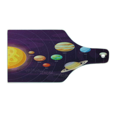 East Urban Home Glass Astronomy Cutting Board