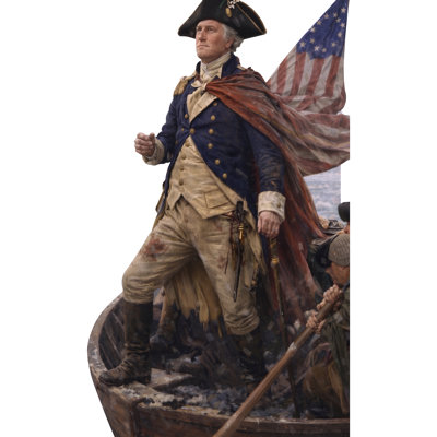 H25959 Washington Crossing Delaware Cardboard Cutout Standee Standup