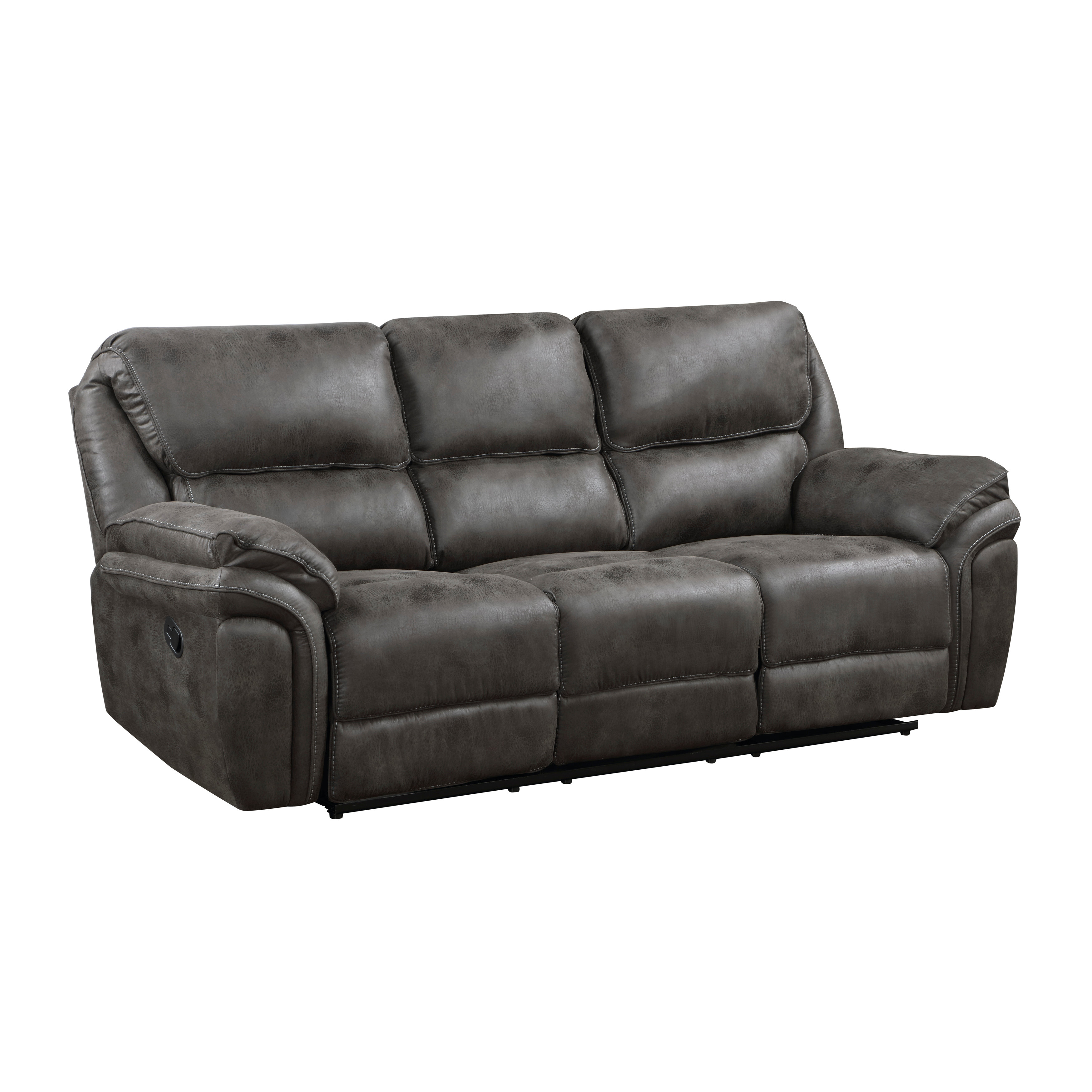 Red Barrel Studio® Zuriyah 90'' Upholstered Reclining Sofa | Wayfair