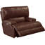 Fauteuil inclinable électrique en cuir véritable de 50 po de largeur