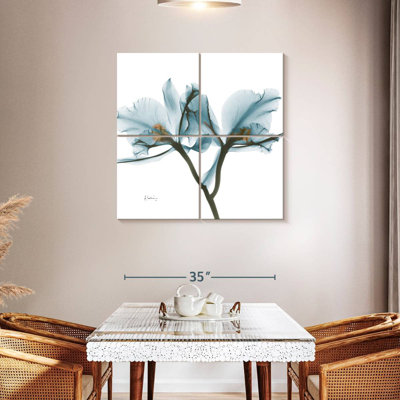 Harnek Orchids In Blue