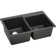 Quartz Classic 33" x 22" x 9-1/2" Double Basin Drop-In Kitchen Sink