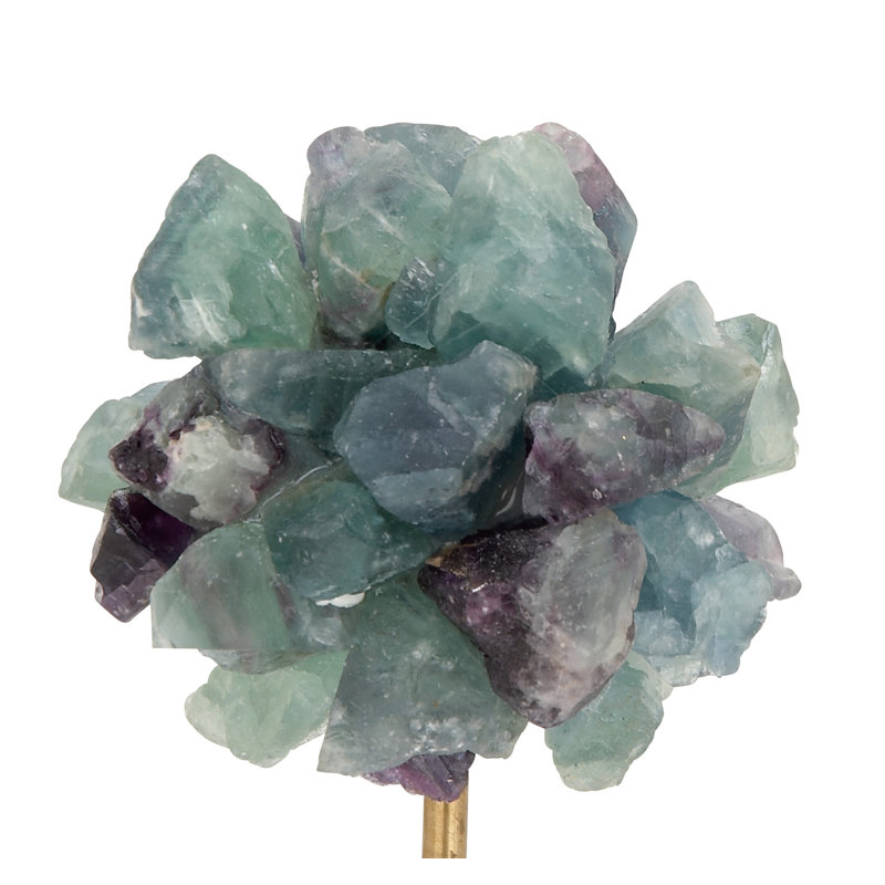 Boho Fluorite Crystal Sculpture