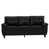 Black Faux Leather