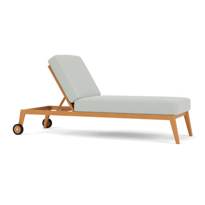 Alpine Outdoor Teak Chaise Lounge