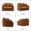 Fauteuil d'appoint en chenille surdimensionné-701439376