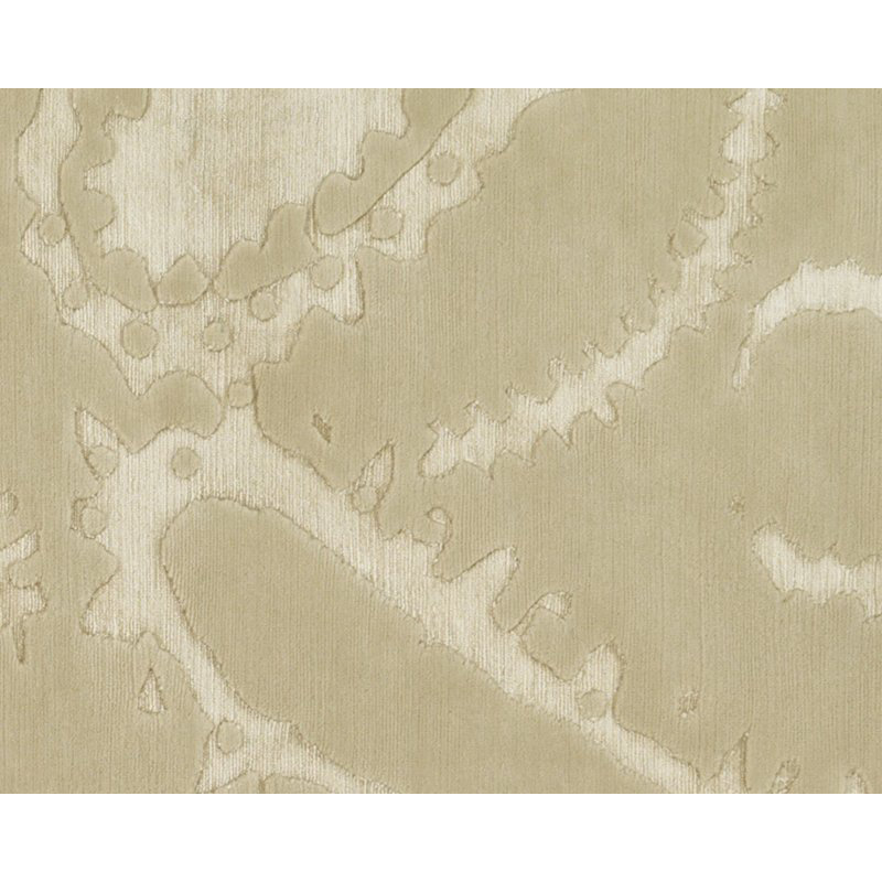 Paisley Area Rug in Beige/Neutral, Rectangle 6' x 9'