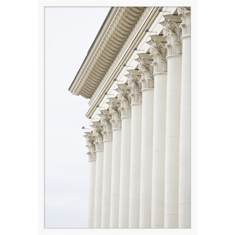 «Classical Architecture», reproduction de photo sur verre encadrée