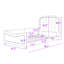 Lit plateforme tapissier Rylynn-1219980235