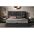 Upholstered Platform Bed With Hydraulic Storage System, No Box Spring Needed