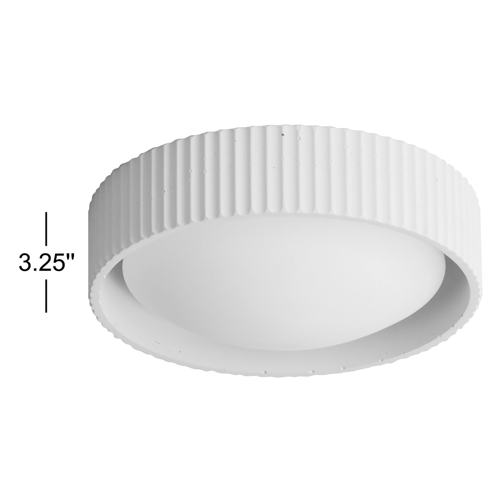 Calcott Single Light Flush Mount, Gray