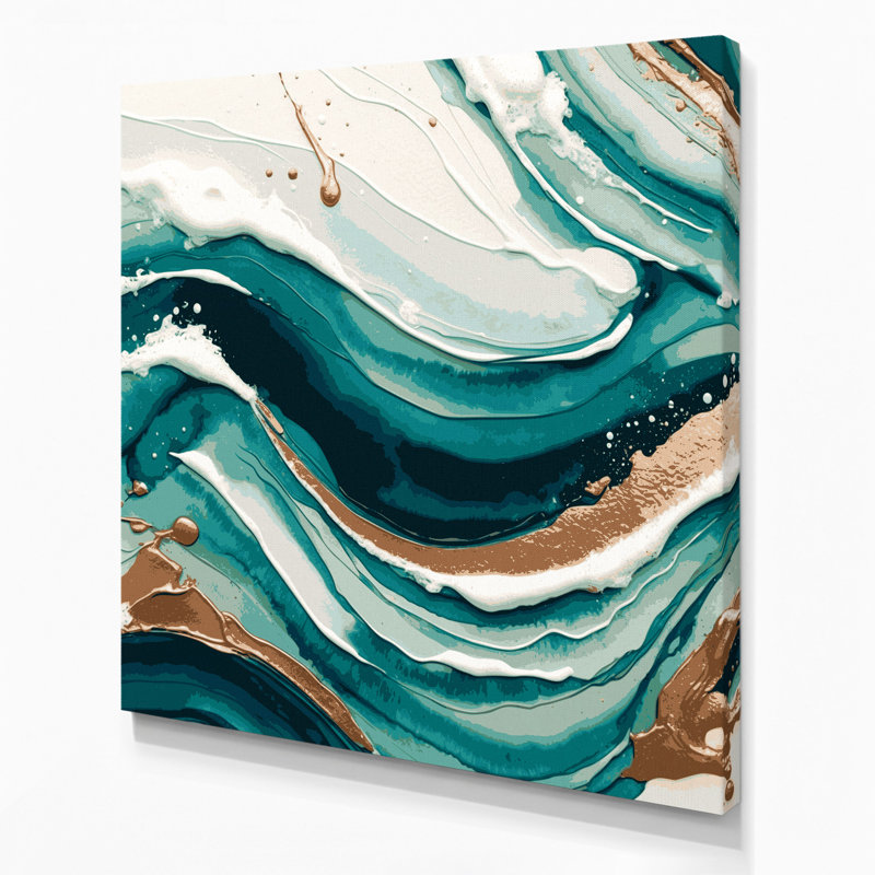 Art mural sur toile Coastal Coastal, H 32 po x l 32 po