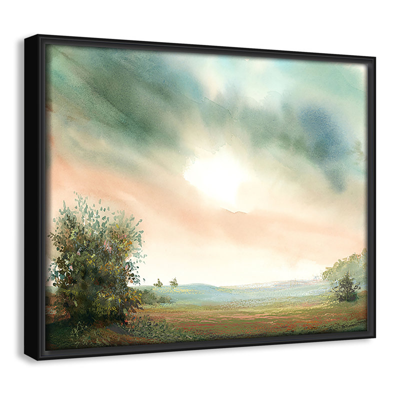 «Edge Print» par Dena Ann Adams, Noir, H 9,5 po x l 11,5 po