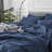 Bedsure Twin-XL Pintuck Bed-in-a-Bag- Navy Pinch Pleat Comforter with Sheets, Pillowcases & Shams-106256316-101518301