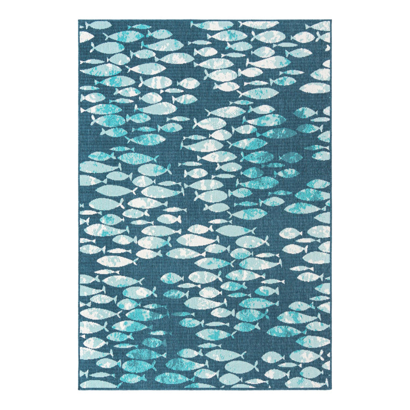 Tapis d'extérieur intérieur / extérieur Coastal, Rectangle 6 pi 1 po x 9 pi