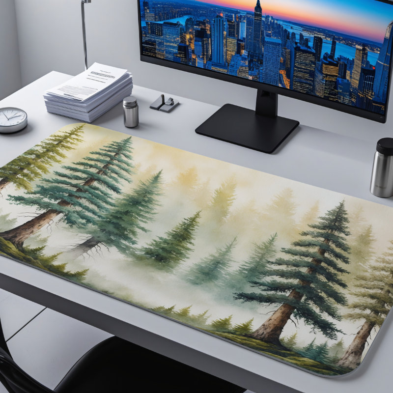 Polyester Desk Pad, 31.5x15.5