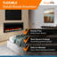 Foyer électrique linéaire simplifié SimpliFire Allusion SF-ALLS40-116089350
