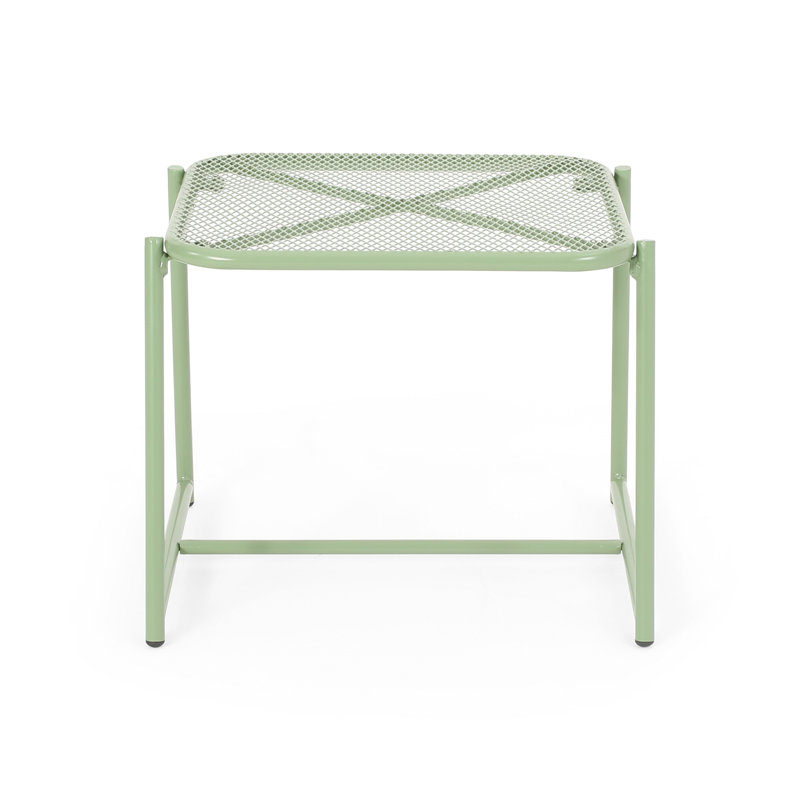Table d'appoint Kincaid, Vert, H 16,25 po x l 19,5 po x P 18 po