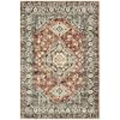 Oriental Washable Small Area Rug, Rugs For Entryway Kitchen, Ultra-Thin Soft Indoor Door Mat Non Slip Throw Carpet For Bedroom Bathroom, Brick Red
