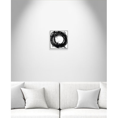 Energetic Swirl - Cadre flottant, reproduction d'art sur toile