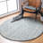 Basham Geometric Handmade Tufted Wool Navy/Cream Area Rug-523108057