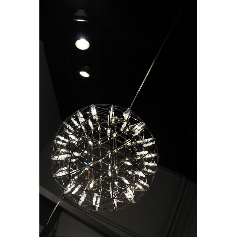 Luminaire suspendu sphérique unique à 1 lumière Aidelyn