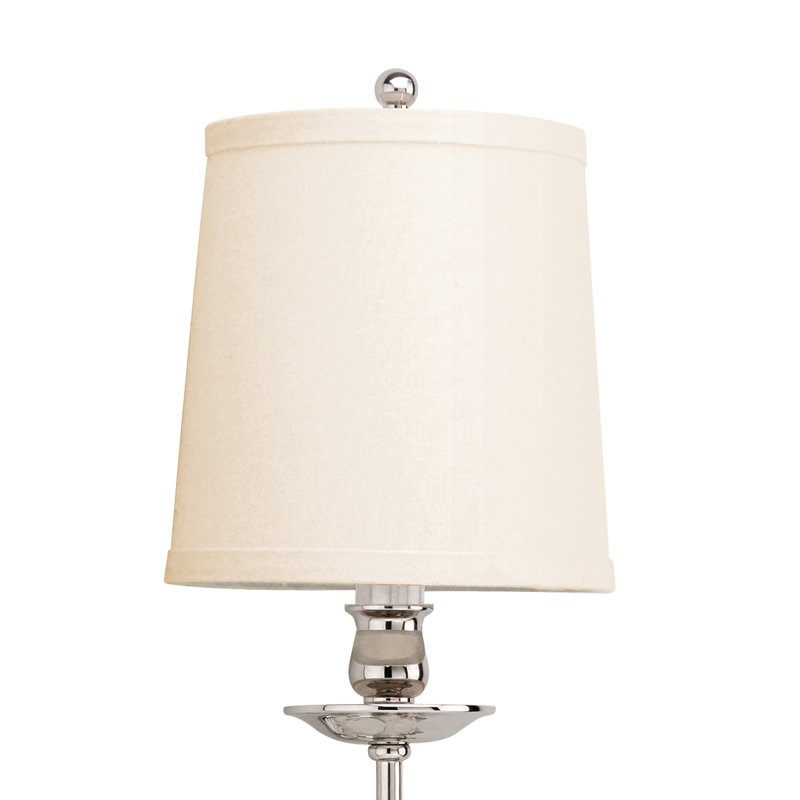 Logan 1 Light Wall Sconce, Polished Nickel