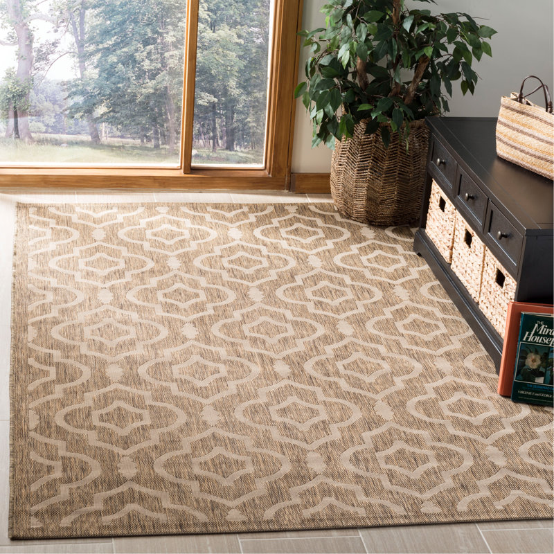 Mandel Geometric Area Rug, Rectangle 122 x 170 cm
