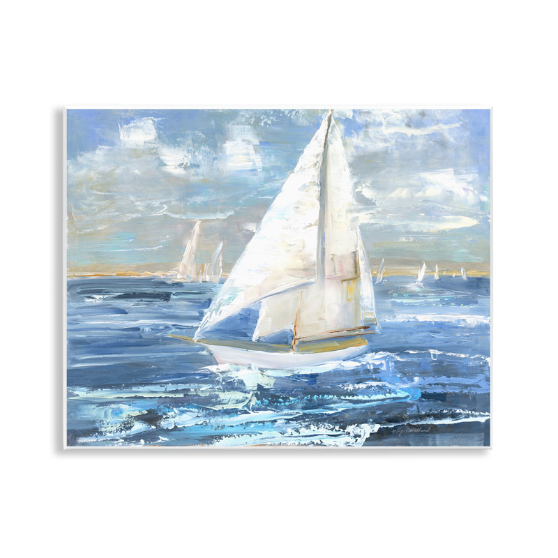 Voile «Choppy Waves» par Sally Swatland
