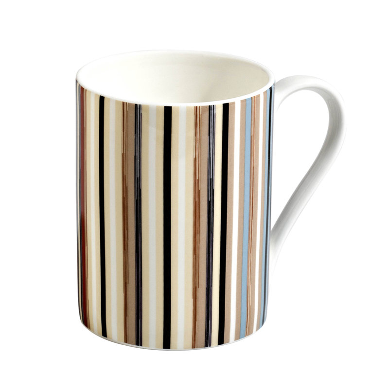 Missoni Mug Cup STRIPES in Luxury Box Jenkins 148 diam. 3in, H 3.9in, cap. 12.5 oz