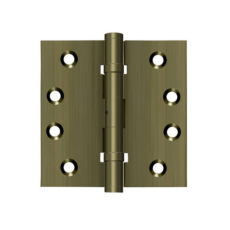 102'' x 102'' Butt Bearing Hinge, Antique Brass