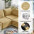 Cheltenham 127"W Modern 6-Piece Extra-Wide Storage Sectional Sofa-943764451