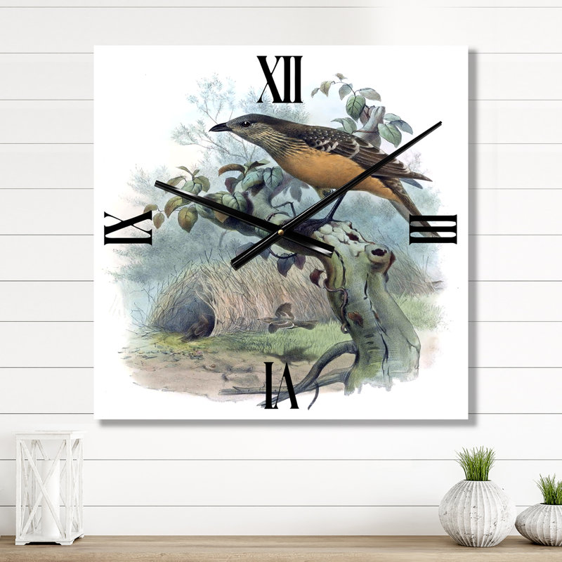 Horloge murale Une monographie du paradis, Grand