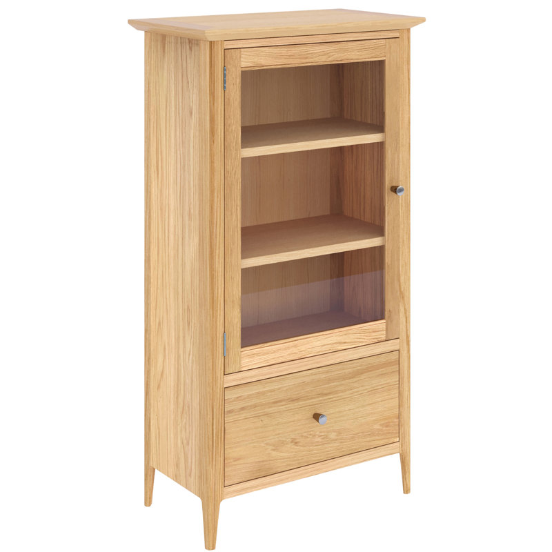 Walesky 110cm H x 60cm W Manufactured Wood + Solid Wood Standard Bookcase