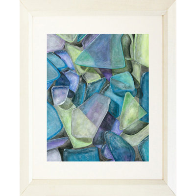 «Seaglass II», reproduction de peinture à l'huile encadrée