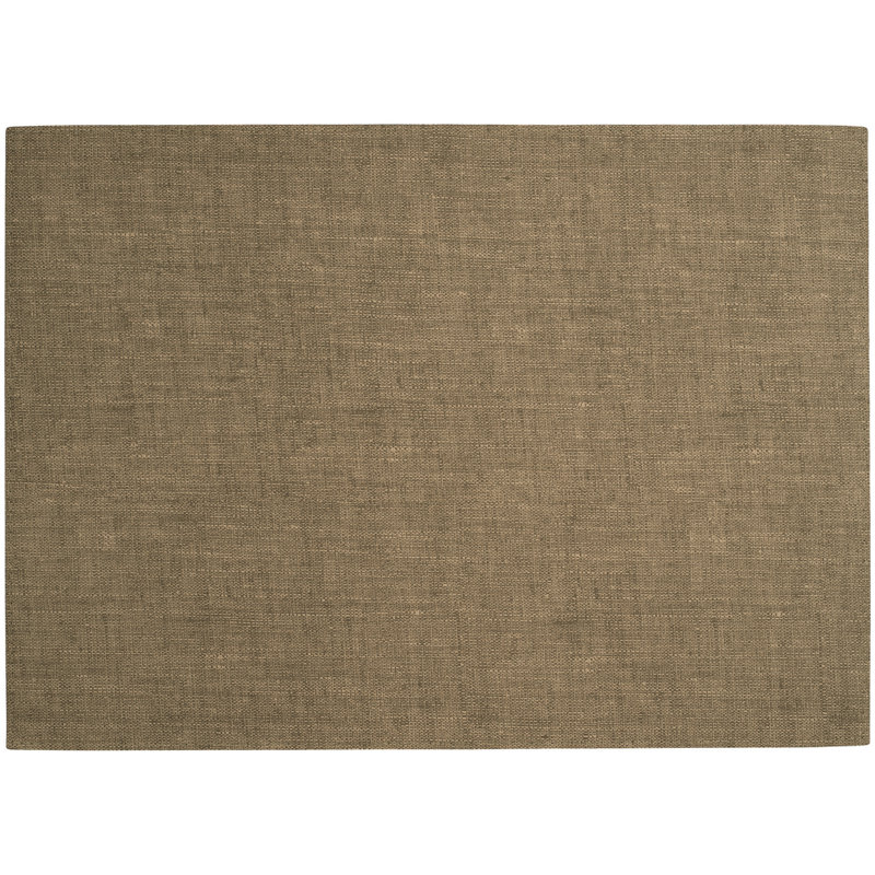 Napperon Linen Optic, Brun/brun clair