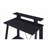 Charging Station Writing Desk, 2 Drawers + Crossbar Base, 39" Leg Space-1154593099